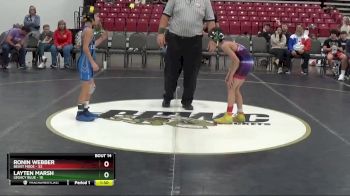 55 lbs Placement Matches (8 Team) - Layten Marsh, Legacy Blue vs Ronin Webber, Beast Mode