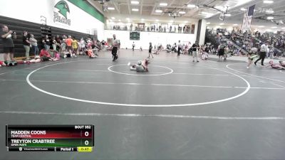 70 lbs Cons. Round 4 - Treyton Crabtree, Open Mats vs Madden Coons, Team Central