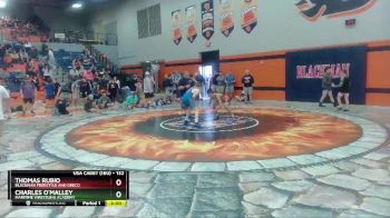 132 lbs Semifinal - Thomas Rubio, Blackman Freestyle And Greco vs Charles O`Malley, Maritime Wrestling Academy