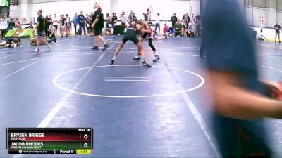 105 lbs Cons. Round 1 - Jacob Rhodes, Wrestling University vs Brysen Briggs, Montrose