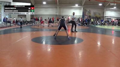 197 lbs Cons. Round 3 - Cole O`Boyle, Central Michigan vs Benjamin Leece, Grand Valley State
