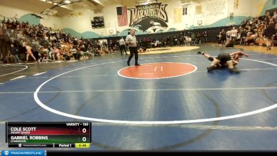 150 lbs Cons. Round 1 - Cole Scott, Mount Baker vs Gabriel Robbins, Lynnwood