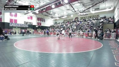 135 lbs Cons. Round 1 - Myla Stiteler, Bonita vs Addison Pender, Grand Terrace