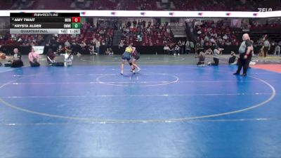 115 lbs Quarterfinal - Krysta Alder, Emmett vs Amy Twait, Meridian