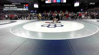 100 lbs Cons. Rd Of 16 - Triston Mouton, TN vs Grady Swalberg, UT