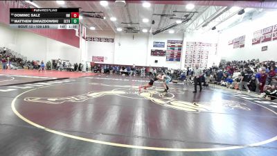 126 lbs Round Of 32 - Dominic Salz, Northwestern vs Matthew Gwiazdowski, East Catholic*