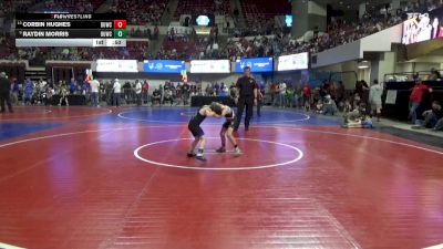 61 lbs Cons. Round 2 - Raydin Morris, Magic City Wrestling Club vs Corbin Hughes, Worland Wrestling Club