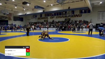 147 lbs Consi Of 16 #2 - Gabriel Lemos, Temecula Valley vs Daniel Reza, South