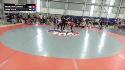 120 lbs Cons. Round 3 - Adam Abu Hallawah, Washington vs Caleb Disch, Ellensburg Wrestling Club