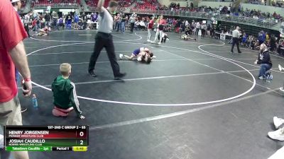 65 lbs Cons. Round 4 - Henry Jorgensen, Pioneer Wrestling Club vs Josiah Caudillo, Norris Wrestling Club