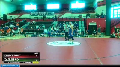 285 lbs Placement Matches (8 Team) - Jose Sigala, Franklin County vs Travis Talley, Ringgold