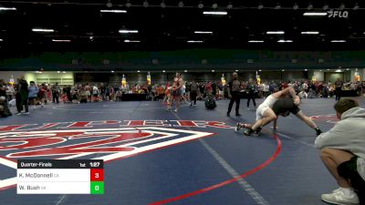 215 lbs Quarterfinal - Khale McDonnell, CA vs Wyatt Bush, VA