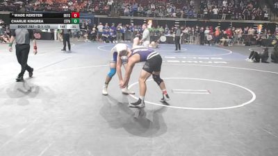 D 1 175 lbs 5th Place Match - Wade Kersten, Dutchtown vs Charlie Kingrea, St. Paul`s