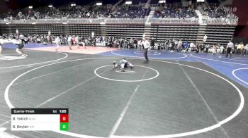 88 lbs Quarterfinal - Brayden Yakich, Black Fox Wr Ac vs Brayton Boylen, Top Of The Rock WC