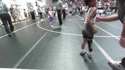 46 lbs Round Of 16 - Kashton Legg, Keystone Kids Wrestling Club vs Jacen Allen, Caney Valley Wrestling