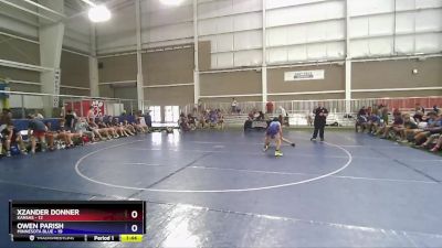 94 lbs 4th Wrestleback (16 Team) - Xzander Donner, Kansas vs Owen Parish, Minnesota Blue