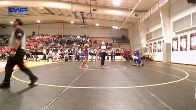 157 lbs 5th Place - JJ Schuler, Berryhill High School vs Promised Johnson, Bristow High School