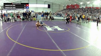 92 lbs Champ. Round 1 - Jaxan Riley, SK Elite Wrestling vs Landon Burkett, Contenders Wrestling Academy