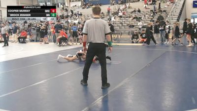 96 lbs Quarters - Brock Zesiger, Sanderson Wrestling Academy vs Cooper Murray, Grindhouse Wrestling Club - East