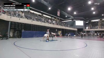 160 lbs Round Of 16 - Jamison Devlin, Harrison Township vs Hayden Brown, Perkiomenville