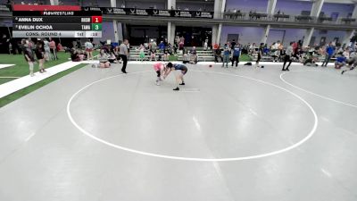 Junior Girls - 135 lbs Cons. Round 4 - Evelin Ochoa, The Alliance Wrestling Academy vs Anna Dux, Rogers High School Wrestling