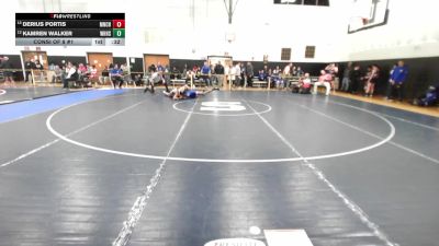 165 lbs Consi Of 8 #1 - Derius Portis, Manchester vs Kamren Walker, West Haven