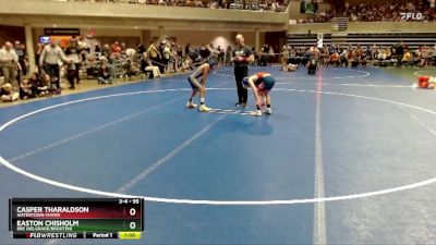 95 lbs Cons. Round 2 - Casper Tharaldson, Watertown-Mayer vs Easton Chisholm, BBE (Belgrade/Brooten)