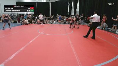 155 lbs Round 3 - Lincoln Hinchman, Mat Assassins Black vs Jax Meyer, Iron Horse Blue