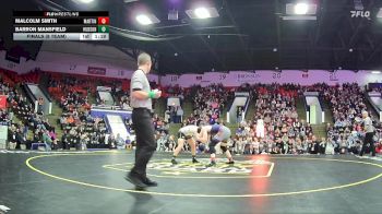 190 lbs Finals (8 Team) - Barron Mansfield, Hudson Area HS vs Malcolm Smith, Martin HS