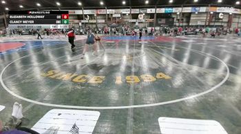 148 lbs Quarterfinal - Clancy Meyer, Dickinson Wrestling Club vs Elizabeth Holloway, Greybull/Riverside