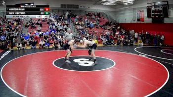 160 lbs Cons. Round 3 - Nick Hillyard, Albert Gallatin Hs vs Hunter Ryan, Southmoreland Hs