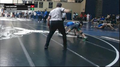 107 lbs Semifinal - Ace Chittum, Cleveland vs Arav Pandey, Trinity