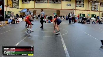 120 lbs Round 4 (10 Team) - Caleb Kosko, Diddy Elite vs Brody House, Virginia Patriots