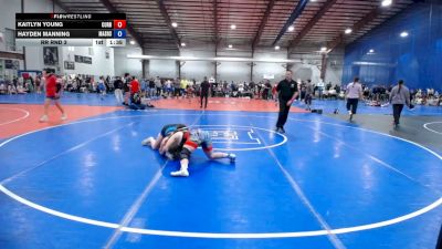 155 lbs Rr Rnd 3 - Kaitlyn Young, Curby Polar Bears - HSG vs Hayden Manning, Mat Assassins - HSG