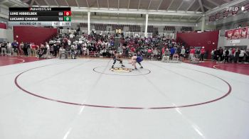 120 lbs Round Of 16 - Luke Kibbelbek, Lakeway Christian Academy vs Luciano Chavez, Trinity Collegiate