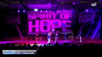 Carolina Spirit Athletics - Thresher Sharks [2026 L1 Junior - Novice - Restrictions - D2 Day 1] 2026 Spirit of Hope Grand Nationals