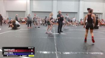 78 lbs Round 7 (8 Team) - Emmy Rice, Missouri Outlaws vs Maisyn Lott, Georgia United Red