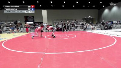 190 lbs Cons. Quarters - Tristan Clemen, Black Fox Wrestling Academy vs Jace Renfro, Seneca