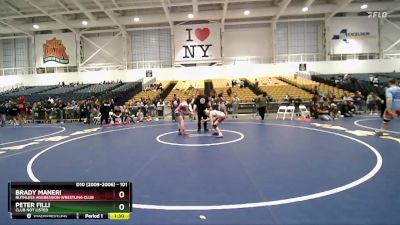101 lbs Semifinal - Brady Maneri, Ruthless Aggression Wrestling Club vs Peter Filli, Club Not Listed