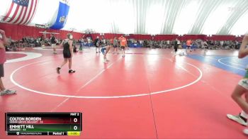 103-104 lbs Round 1 - Colton Borden, Cedar Grove-Belgium vs Emmett Hill, Geneseo