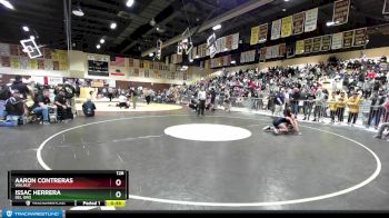 126 lbs Cons. Round 6 - Issac Herrera, Del Oro vs Aaron Contreras, Walnut