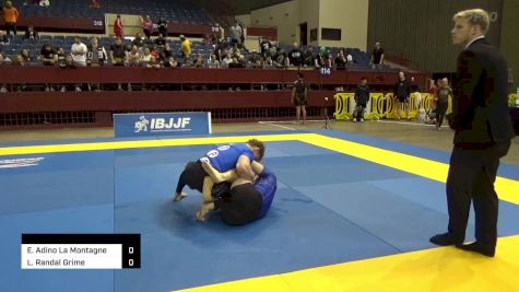 Elijah Adino La Montagne vs Lawson Randal Grime 2024 Pan IBJJF Jiu-Jitsu No-Gi Championship