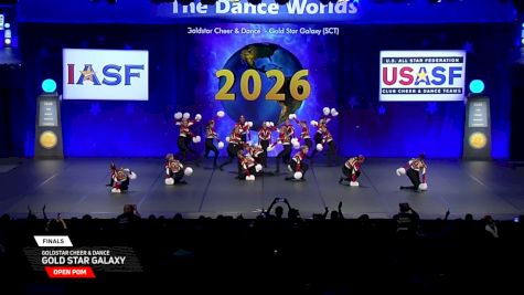 Goldstar Cheer & Dance - Gold Star Galaxy [2026 Open Pom Finals] 2026 The Dance Worlds