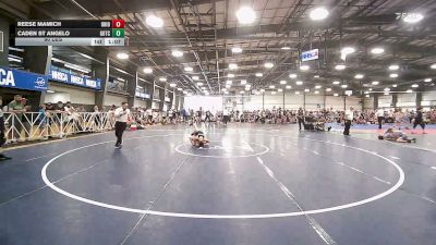 90 lbs Quarterfinal - Reese Mamich, Ohio United - MS vs Caden St Angelo, Team Gotcha - MS
