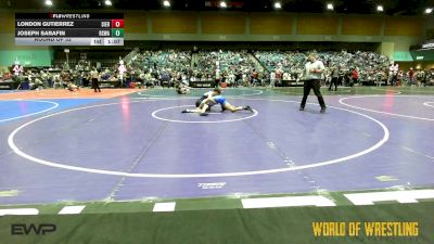 108 lbs Round Of 32 - London Gutierrez, Sierra Sabers vs Joseph Sarafin, Red Star Wrestling Academy