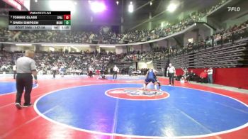 157-3A Champ. Round 1 - Owen Simpson, Monroe Area vs Tommie Glass, Spalding