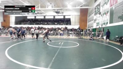 157 lbs Champ. Round 1 - Cesar Hernandez, Hillcrest vs Leonardo Limon, Warren