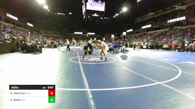 190 lbs Consi Of 16 #2 - Andrea Ramirez, Valencia Placentia vs Jade Seitz, San Dimas