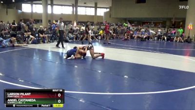 120 lbs Semis & 5th Wb (32 Team) - Angel Castaneda, Guerrilla Red vs Larson Pilant, Funky Boyz