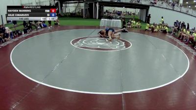140 lbs Hayden Manning, Pennsylvania vs Julie Cimarusti, California
